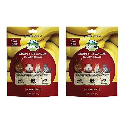 Oxbow Freeze Dried Banana Treats Cover