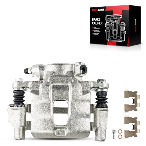 Image of Torchbeam Front Brake Caliper Left for Geo Tracker 1989-1997, Suzuki Sidekick 1989-1998, Chevrolet Tracker 1998, Suzuki X-90 1996-1998, Front Left Caliper with Bracket Replace # 19B1213
