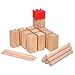 Produktbild Ocean 5 Original Kubb Competition XXL, Wikinger Spiel, Holz - Birke, Premium Holzspiel aus Massivholz, Outdoor Geschicklichkeitsspiel für Kinder und Erwachsene, extra groß
