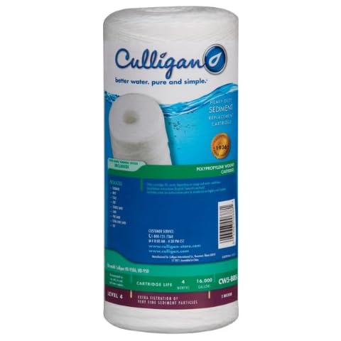 Culligan CW5-BBS Water Filter Replacement Cartridge, 1 Count (Pack of 1), White Cover