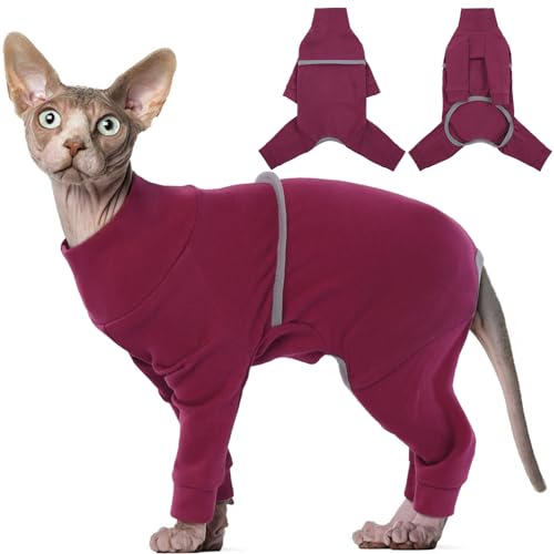Hjyokuso Vestiti Per Gatti Sphynx, Costume Per Gatto, Maglioncino Gatto Morbidi E Traspiranti, Body Post Operatorio Gatto Maschi Femmine, Vestito Gatto Per Sphinx, Cuccioli, Cornish Rex, Devon Rex Hjyokuso Vestiti Per Gatti Sphynx, Costume Per Gatto, Maglioncino Gatto Morbidi E Traspiranti, Body Post Operatorio Gatto Maschi Femmine, Vestito Gatto Per Sphinx, Cuccioli, Cornish Rex, Devon Rex