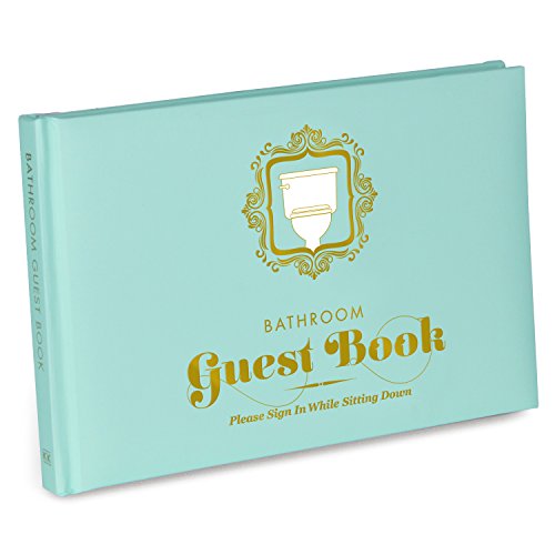 Knock Knock Bathroom Guest Book, Funny Guest Bathroom Book & Gift For Adults, Fill-In-The-Blank Book, 112 Pages #TOP4