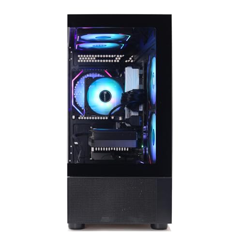 Image of MXZ Intel Core i7 13700F 5.2GHz,GeForce RTX 4060Ti, Gaming PC 16GB DDR4, M.2 SSD 1T, B760, 6RGB Fans,Windows 11 Pro, Gamer Desktop Computer(I7 13700F| RTX 4060Ti)