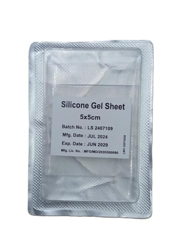 Image of Eucare Lysil Silicone Gel Sheet - 5 x 5 cm, Pack Of 2