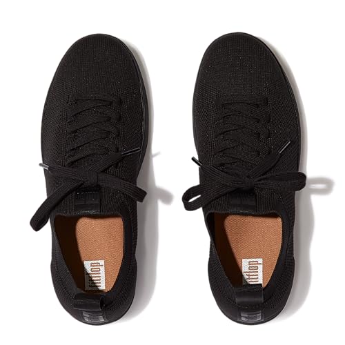 FitFlop Women's Rally E01 Multi-Knit Trainers All Black 2 7 Medium by FitFlop - Used condition - Image 4