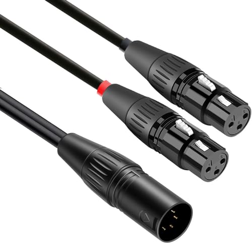 Amazon.co.jp: ipovoq xlr 4 ピン 3 ピン 変換 ケーブル xlr 3 ピン 4