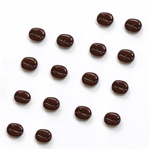 16Pcs Coffee Bean Small Fridge Magnets, Cute Kitchen Home Office Accessories Decor, Gift for Coffee Lovers​