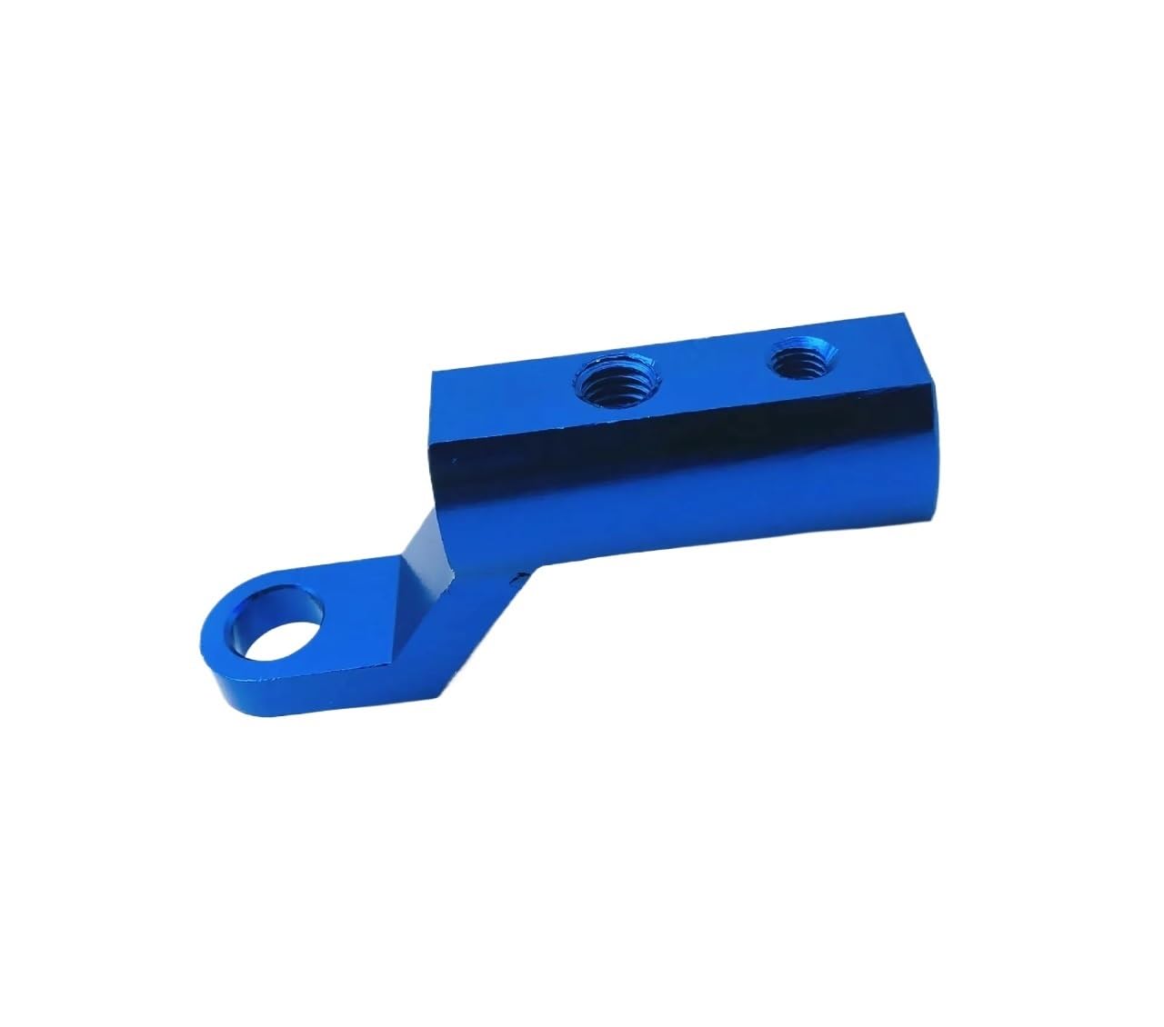 Aluminum Bracket for Motorcycle Scooter Rearview Mirror Mount for Fixing for Spotlight Phone Holder 1/2PC Auto Parts(Blue)