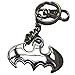 The Noble Collection Batman Shaped Logo Keychain Stainless Steel