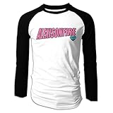 TIIITGer Men's Alexisonfire Watch Out Pattern Long Sleeve Raglan Shirts Black