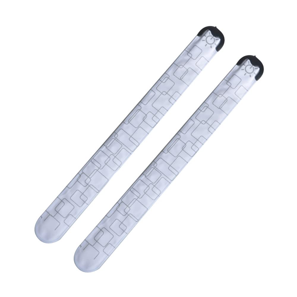 2 PCS LED Light Up Wristbands Bracelets, Armbands Glow in The Dark Night, USB Charging, 3 Light Modes, LED Wristbands Glow Party Favor for Concerts, Festivals, Sports, Party, Night activity