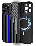 Schutzhülle für iPhone 16 Pro Max [kompatibel mit MagSafe] Dünne blaue...