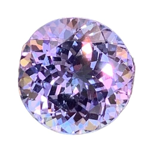 Tanzanite naturelle ronde 10x7mm pour fabriquer un bijou personnalisé à offrir