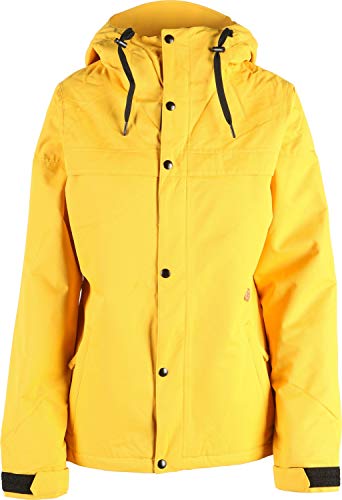 Volcom Bolt Insulated Snowboard Jacket Womens Sz M Yellow