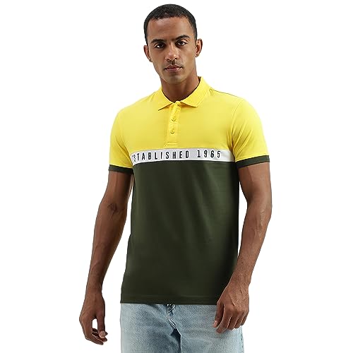 Image of United Colors of Benetton Men's Cotton Regular Fit Polo Shirt