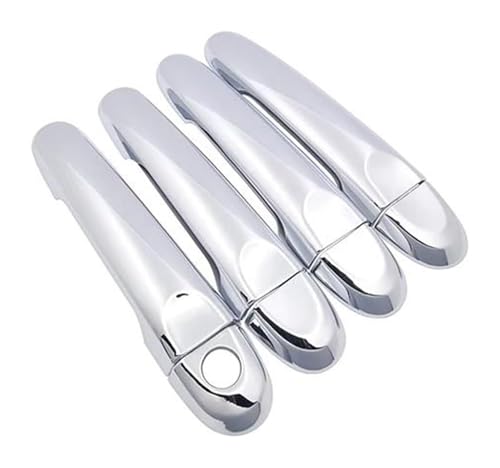 車外ドアハンドルカバー 用 ノート E12 用 ヴァーサ 2013 2014 2015 2016 2017 2018 2019 カーボンファイバースタイル アウタードアハンドルカバー 外装ステッカー(Style3)