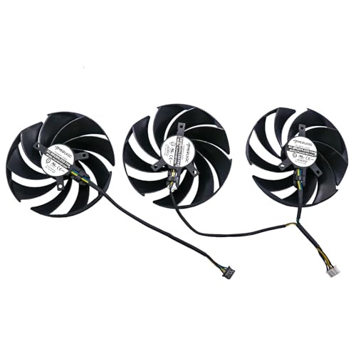 BestParts 95mm New Graphics Card Video Card Cooling Fan Replacement for MSI RTX 4080 4080S 4090 Gaming X Trio/RTX 4080 4090 SURIM X PLD10010B12HH 42mm 4-pin Silent Fan