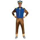 Disguise Paw Patrol Chase Costume for Adults, Official Paw Patrol Chase Costume Outfit with Headpiece and Tail, Men's Size (42-46)