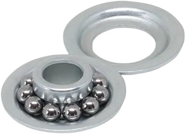 4pcs Heavy Duty Nylon Garage Door Roller Wheel Ball Sealed Bearing 120mm 2 inch Nylon & Steel Wheels, 10 Ball-Bearings