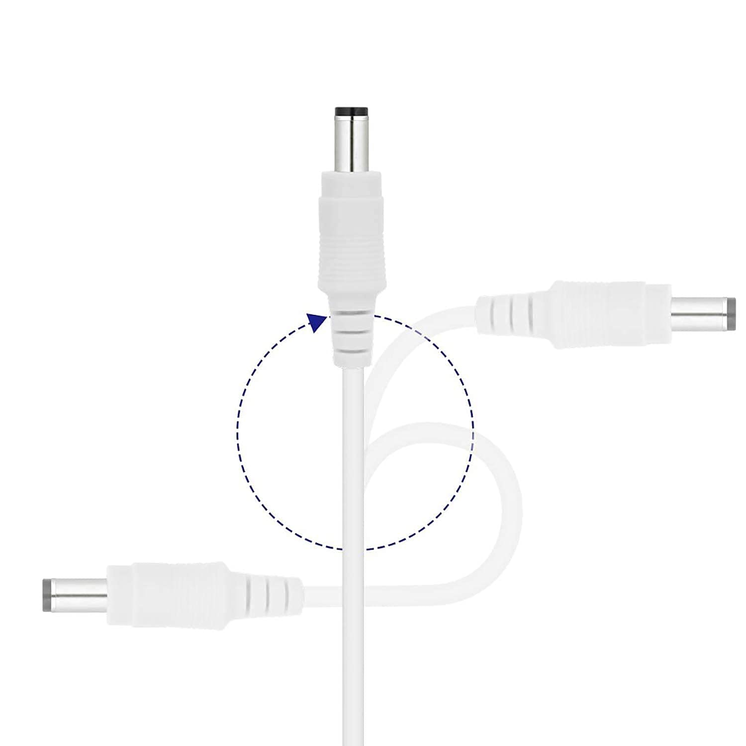 RUNCCI-YUN 14AWG 5.5 x 2.1mm Cavo di Prolunga DC 12V connettori alimentazione,12V Maschio Femmina Connettori per Adattatore di Potenza, LED, Fotocamera CCTV Potenza(10ft RUNCCI-YUN 14AWG 5.5 x 2.1mm Cavo di Prolunga DC 12V connettori alimentazione,12V Maschio Femmina Connettori per Adattatore di Potenza, LED, Fotocamera CCTV Potenza(10ft