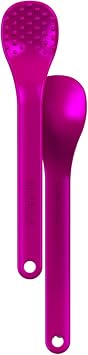 TalkTools Bumpy Spoons - Self-Feeding Oral Motor Therapy for Lip Closure & Oral Awareness, Kids, Toddlers & Adults, Sensory Feeding Aid | Magenta, 6-Pack