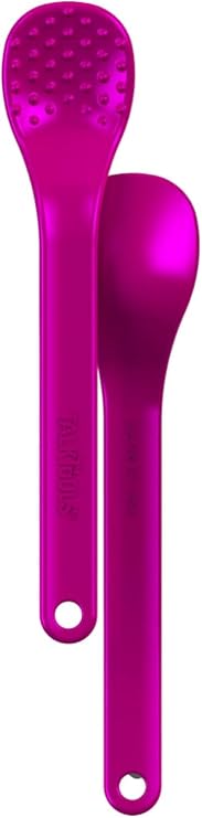 TalkTools Bumpy Spoons - Self-Feeding Oral Motor Therapy for Lip Closure & Oral Awareness, Kids, Toddlers & Adults, Sensory Feeding Aid | Magenta, 6-Pack