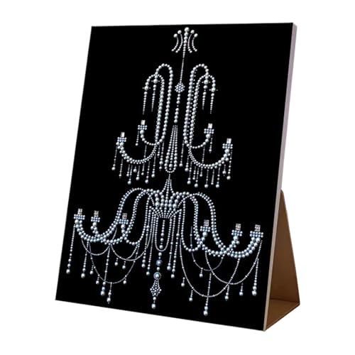 Kit de arte con perlas manualidad antiestrés de cuadro para escritorio 5