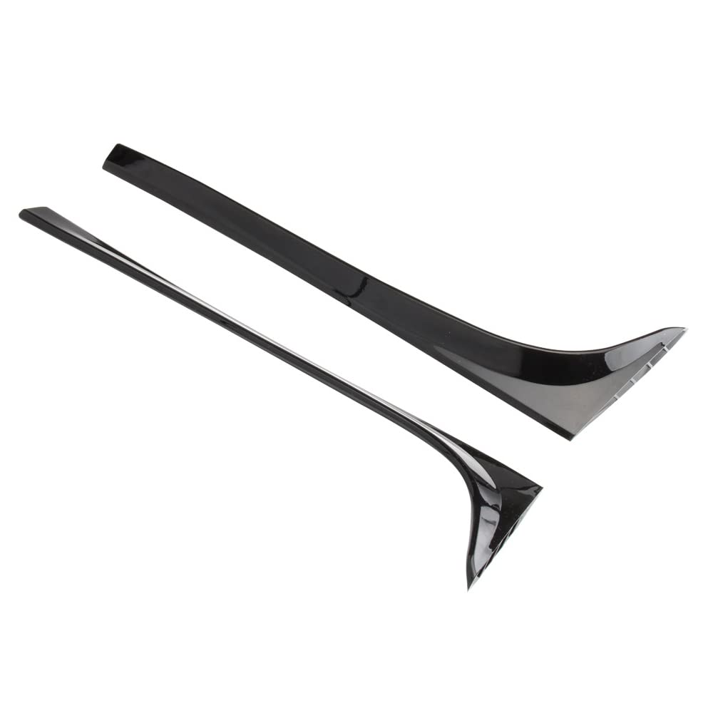 Baceyong 2 x coperture per parafanghi laterali per spoiler posteriore, compatibili con V-VV Golf 7 7.5 MK7 MK7.5 2014-2018 (versione 1.2T 1.6T), nero lucido