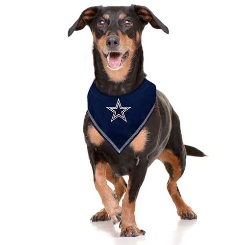 image for Pets First NFL Dallas Cowboys TIE Bandana, Large/X-Large. Dog Bandana 