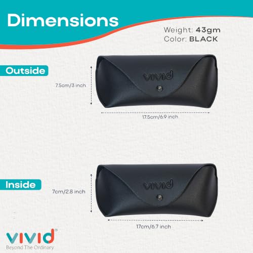 Image of Unisex Specs Chicago Button Eyewear Dabbi Faux Leather Soft Case Cover