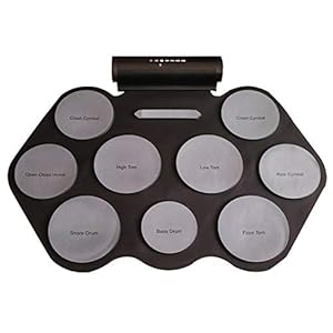 Elektronisch Drumstel Elektronische drumset, draagbare game Handrollijplank Muziekinstrument voor Kinderen en…