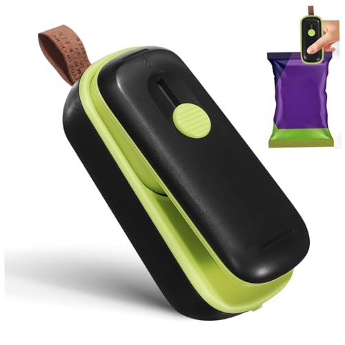 Veemoon Mini Selladora Para Bolsas De Boca Selladora Eléctrica De Calor Para Alimentos Máquina De Cierre Ligera Para Snacks Patatas Fritas Sobres Almacenamiento De Snacks Material