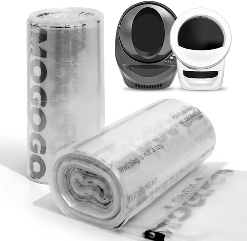 Waste Bags, Compatible with Litter Robot 4/5/3, 50 Pack Liners fo...