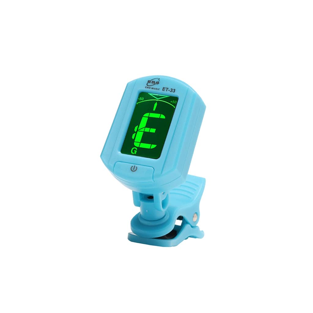Tuner électronique automatique bleu éliminant les erreurs d'accordage avec son pickup spécial