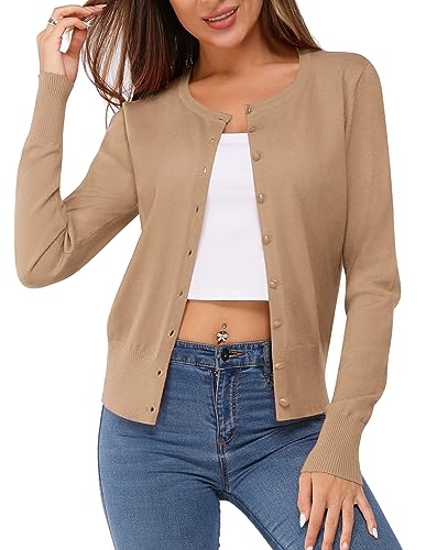 ARC Studio Women's Button Down Long Sleeve Knit Cardigan Sweater - Soft, Comfortable & Versatile In Multiple Colors - View #12