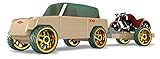 Automoblox Mini X10 Timber Pack - SUV with Trailer and Motorcycle