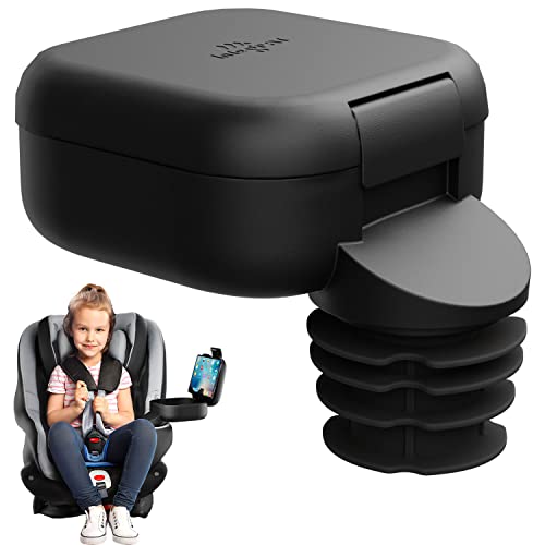 Integral Kid Console – Car Seat Cup Holder Storage Container with Latch and Tablet Mount