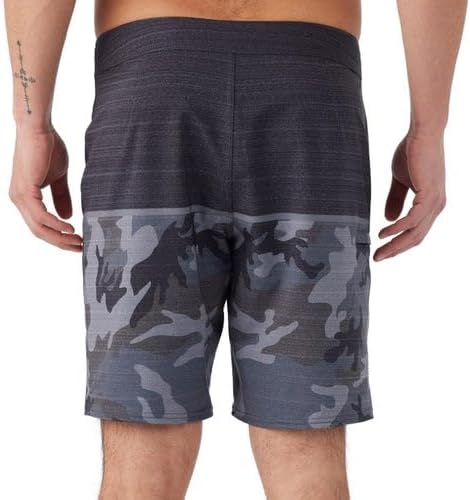 O'NEILL Men's Board Shorts, 8-Inch Inseam, 4-Way Stretch, Gray Camo (US, Numeric, 36, Regular, Regular, Gray) - Image 4