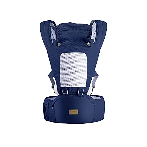 Maxi Baby Canguru Ergonômico 5Way Hipseat (15kg) - Jeans