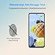 HYGMOCC Displayschutzfolie für LG Q52 / K42 / K52 / K62 Schutzfolie aus gehärtetem Glas HD 9H Härtefall Freundlich Einfache Installation Anti Scratch Bubble Free (1 Stück)