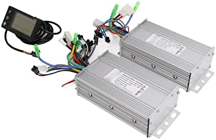 VBESTLIFE Electric Bike Brushless Controller,Dual Drive 36/48V 500W Electric Scooter Bike Brushless Motor Controller 866 LCD Display