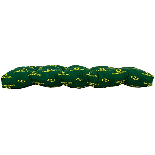 Image of College Covers Everything Comfy Oregon Ducks Indoor Outdoor Settee Loveseat Bench Cushions