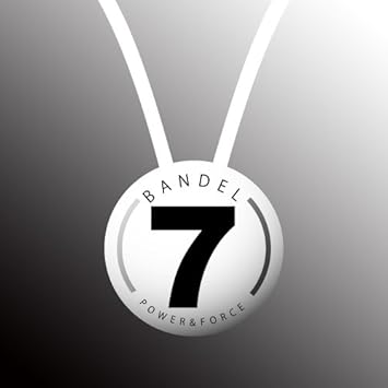 Amazon Bandel バンデル ネックレス ナンバー シリーズ No 7 ホワイト 43cm Bandel 磁気 チタン ゲルマニウムアクセサリー