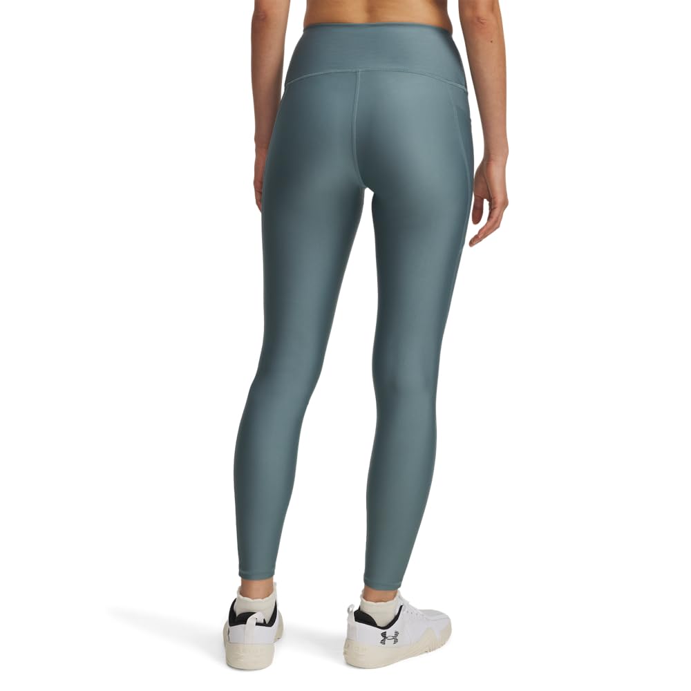Under Armour Women's HeatGear High No-Slip Waistband Pocketed Leggings