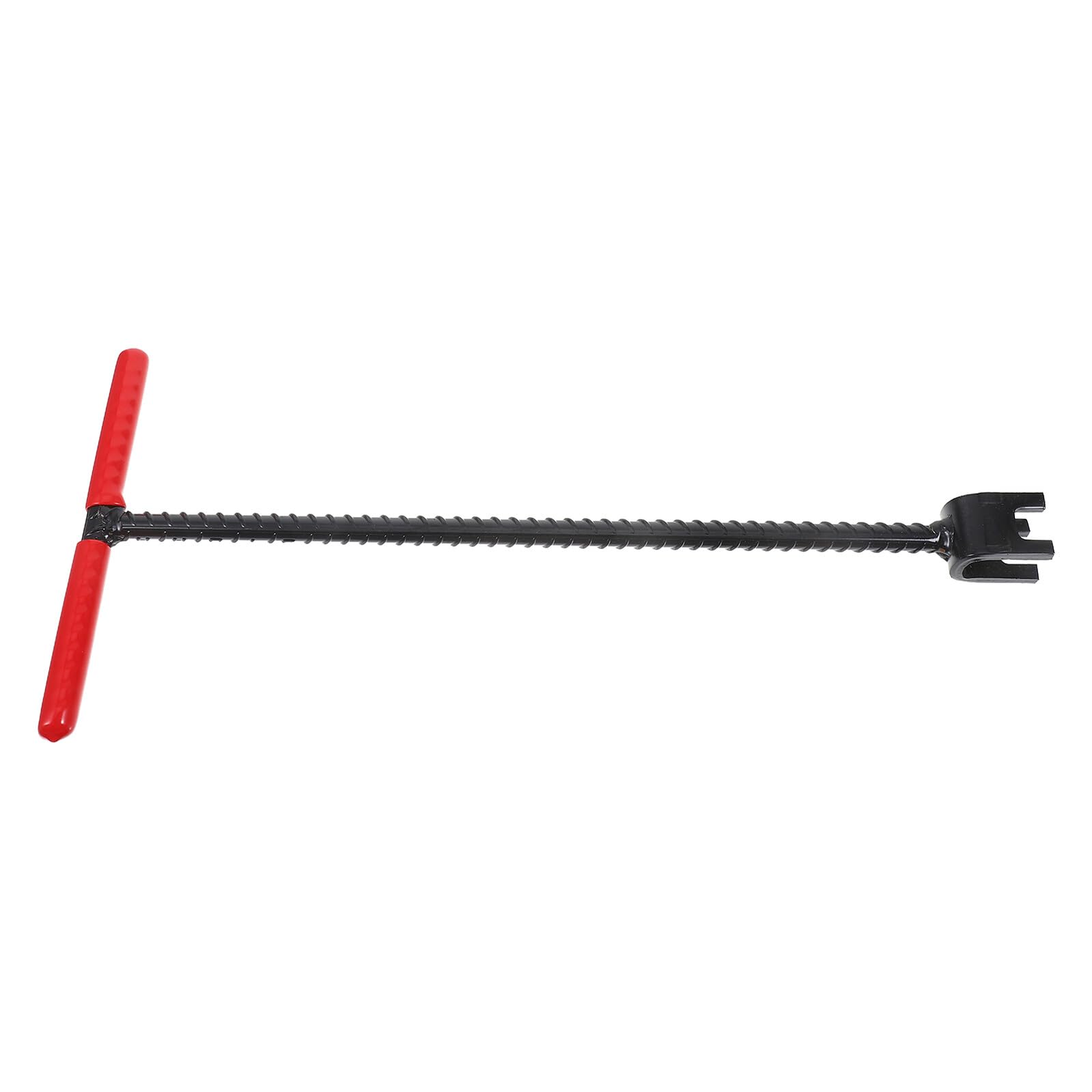 Llave de Cierre de Válvula con Mango T Resistente Herramienta Multifuncional para Fontanería Agarre de Goma Cómodo Compatible con Válvulas de Agua Calefacción y Gas Acero