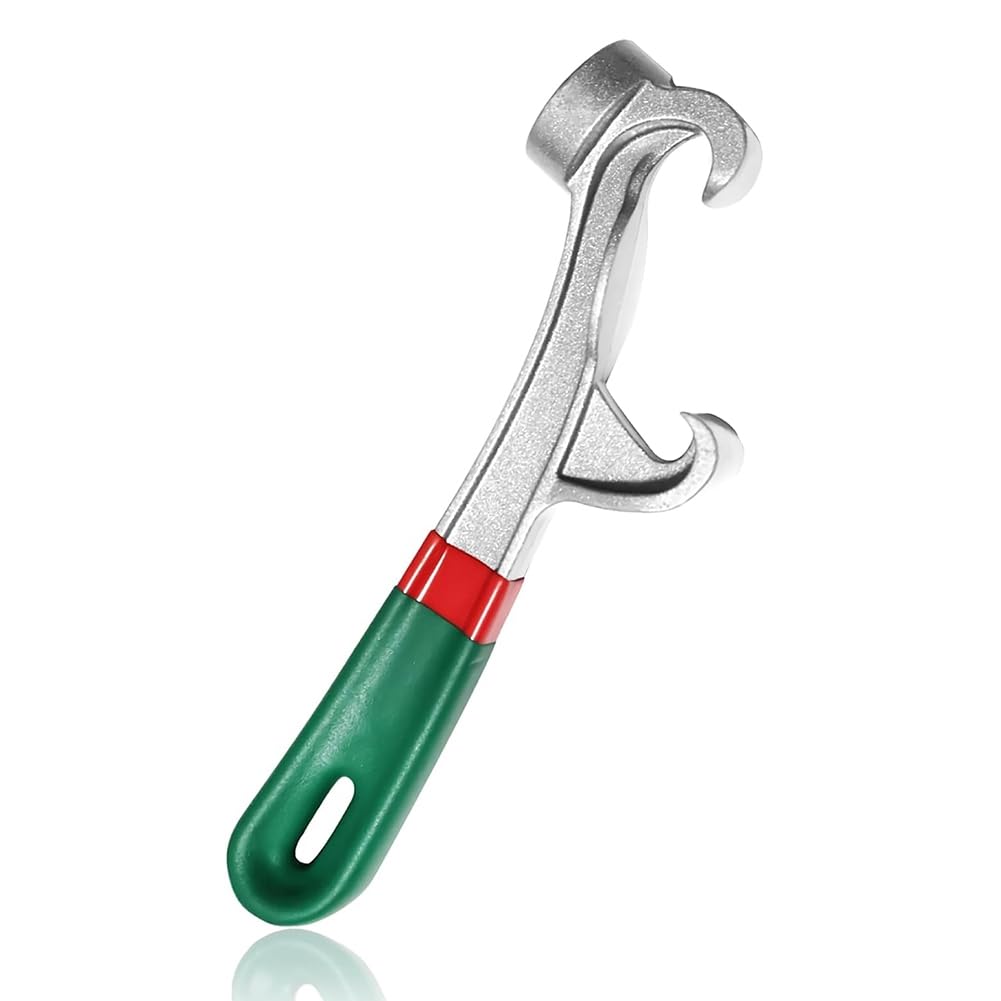 Buhdjfnke 5 Gallon Bucket Opener Tool - Upgraded Aluminum Paint Bucket Lid Remover Wrench, 8.5 Inch Metal Can Opener