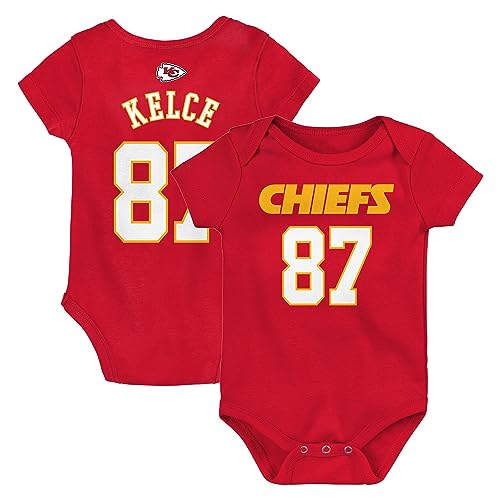 Image of Outerstuff Infant NFL Mainliner Player Name & Number Bodysuit