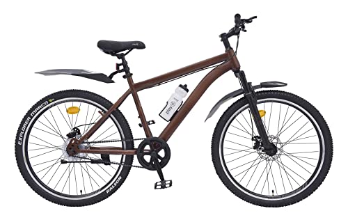 Image of playR Stallion Cycle 27.5 Inch Single Speed - Front Wheel Shock Abs Front and Rear Disc Brake for Durable City Bicycle & Outdoor Adventure Bike for Men & Women All Season