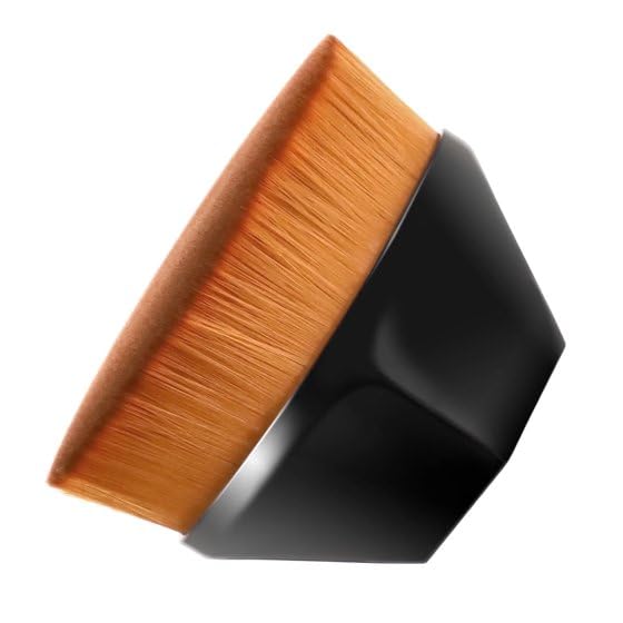 Foundation Brush for Blending Liquid Cream or Powder with Case