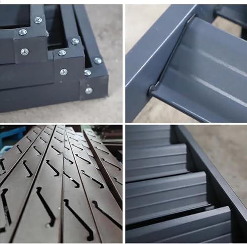 Outdoor Privacy Screen Fence & AC Cover, Weather-Resistant Anti-Theft Aluminum Condenser Protector, 110x80x60 cm, 4-Sided White Alloy Shield, Ideal for Gardens & Patios